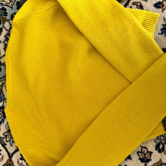 A.L.C. Ford Crossover Cropped Sweater in Yellow - Picture 4 of 5